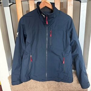 Like New Helly Hansen Women’s M Navy Rain Crew Jacket 2.0